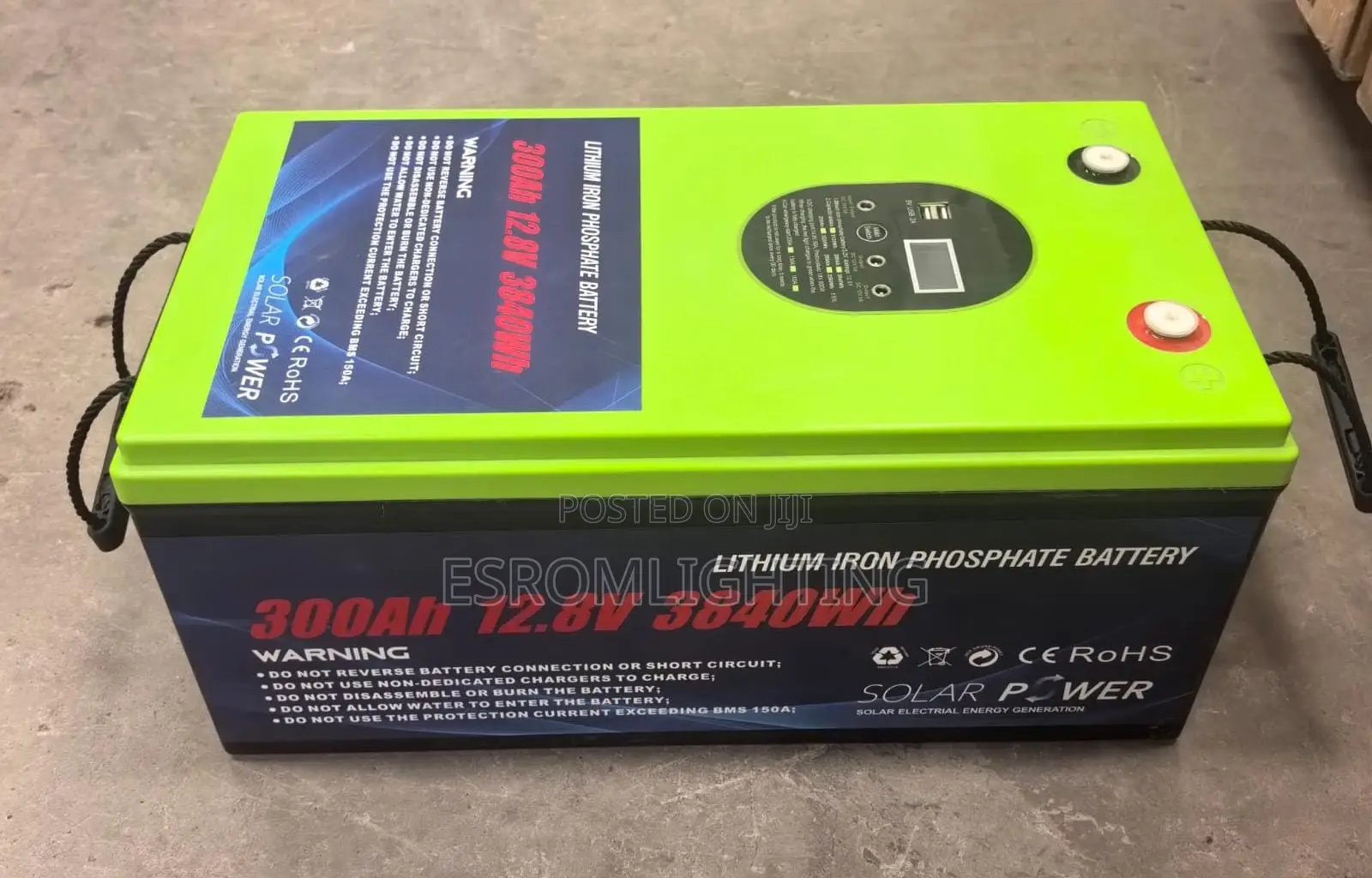 LiFePO4 Lithium Battery 300Ah 12.8V