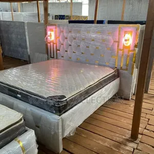 Luxury LED Light Designer Bed