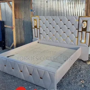 Luxury LED Light Designer Bed