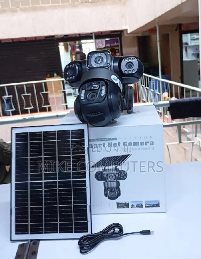 4g Triple Lens 6mp Outdoor Solar Triple-Lens