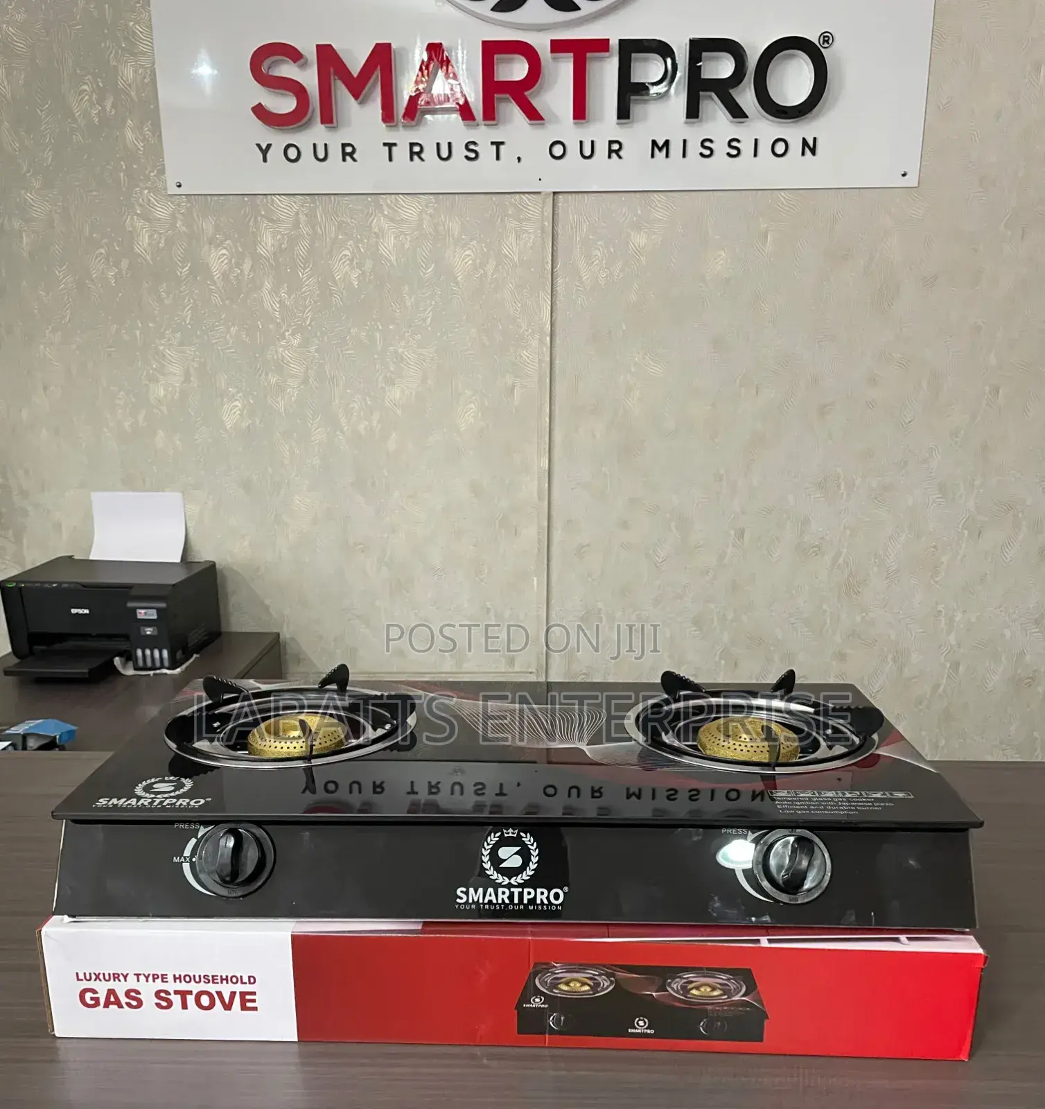 Smart Pro 2 Burner Glass Top