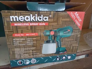 Cordless Meakida Spray Gun Machine With 2 Batteries