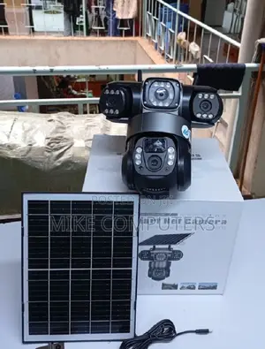 New Model V380 4g PTZ Tripple Lens Solar Camera With Pannelfree Smart