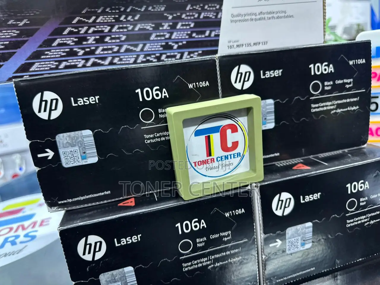 HP 106A Black Original Laser Toner Cartridge
