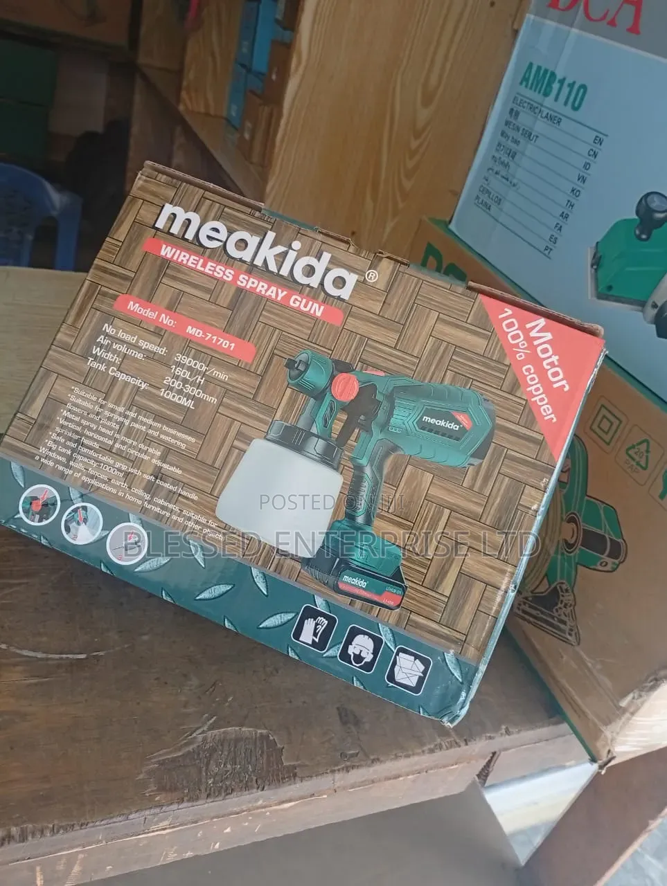 New Arrival Meakida Spray Gun Machine/Cordless Spray Gun