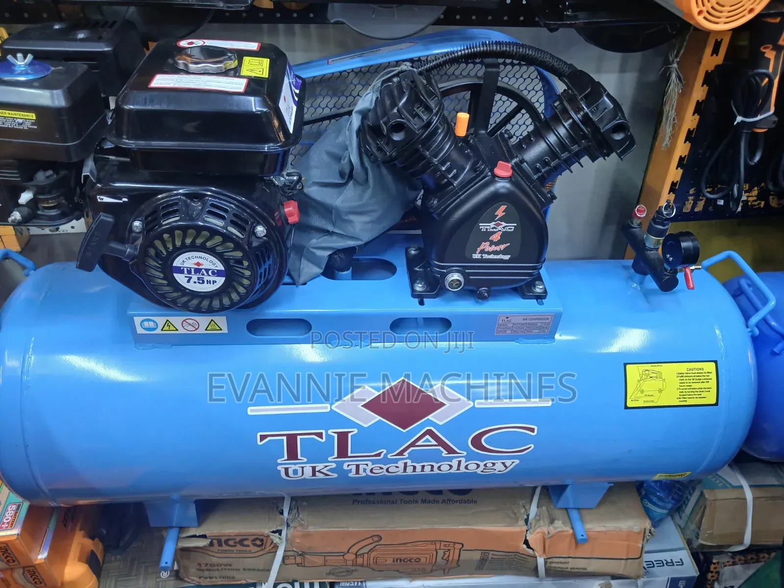 Tlack Air Compressor 70l/ Silent Oil-Free Air Compressor