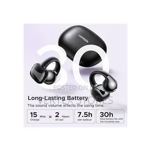 UGREEN WS209 HiTune S3 Open-Ear True Wireless Bluetooth Earbuds-Black