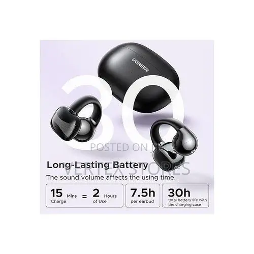 UGREEN WS209 HiTune S3 Open-Ear True Wireless Bluetooth Earbuds-Black