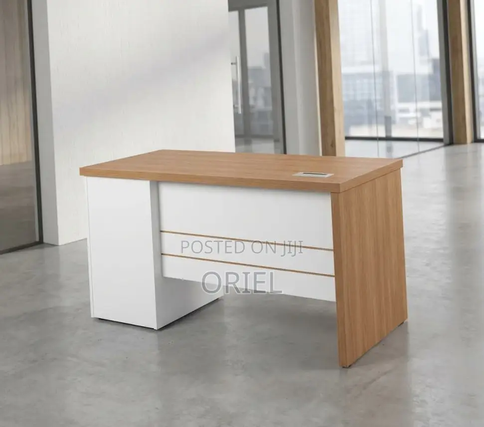 Executive Office Desk : 1.4M Staff Desk With Storage