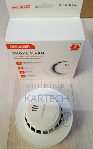 Wisualarm Photoelectric Smoke Alarm With 5-Year Battery Life
