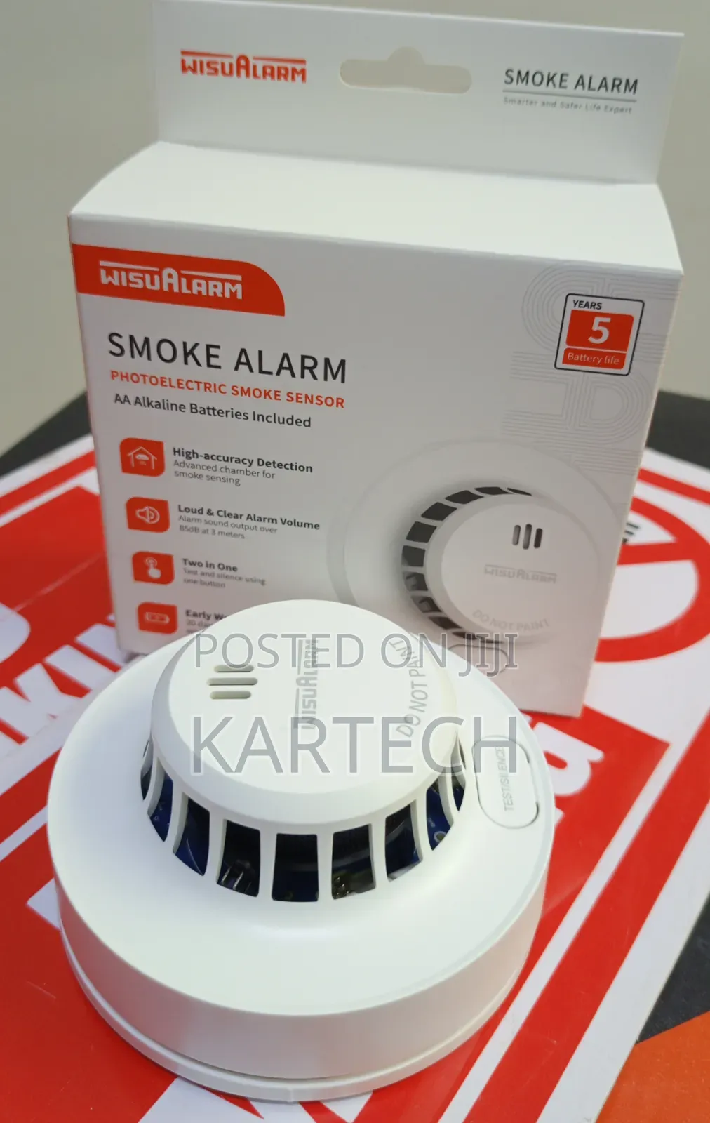 Wisualarm Fire & Smoke Detector