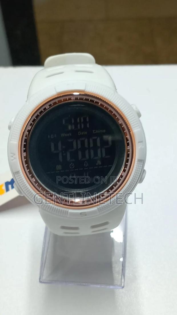 Skmei White Digital Watch