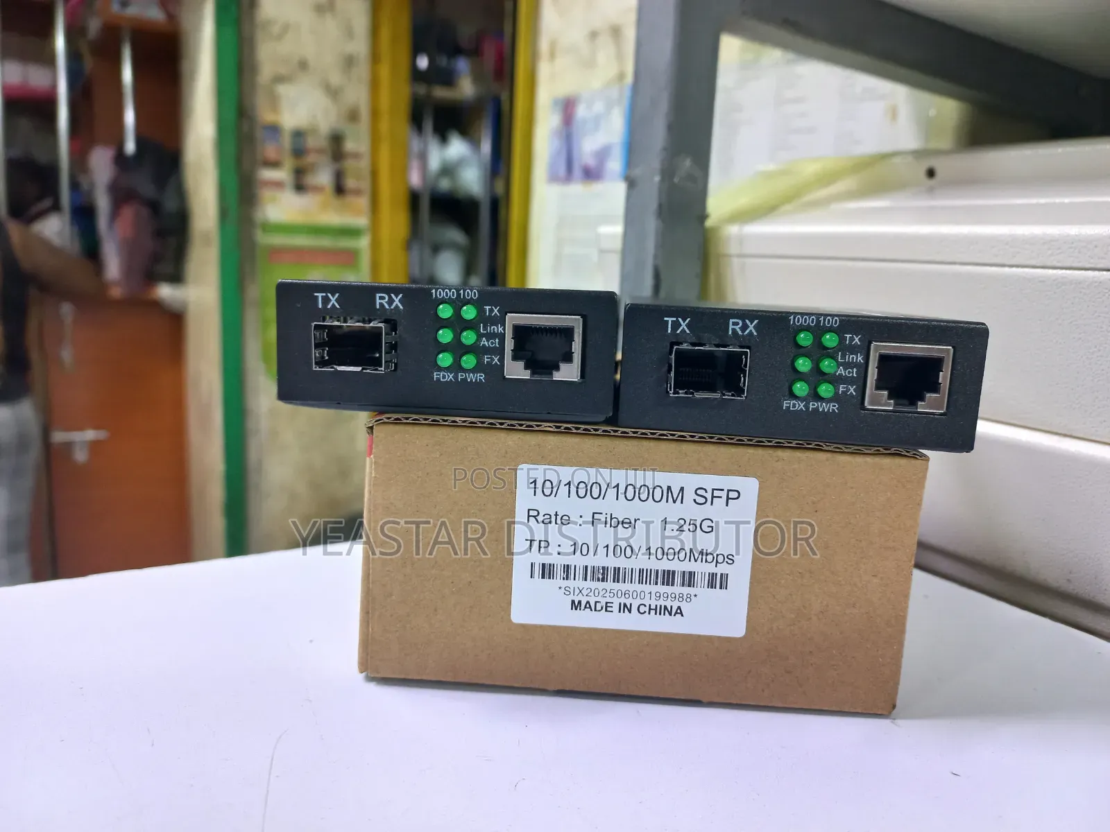 Media Converter With SFP 1000base