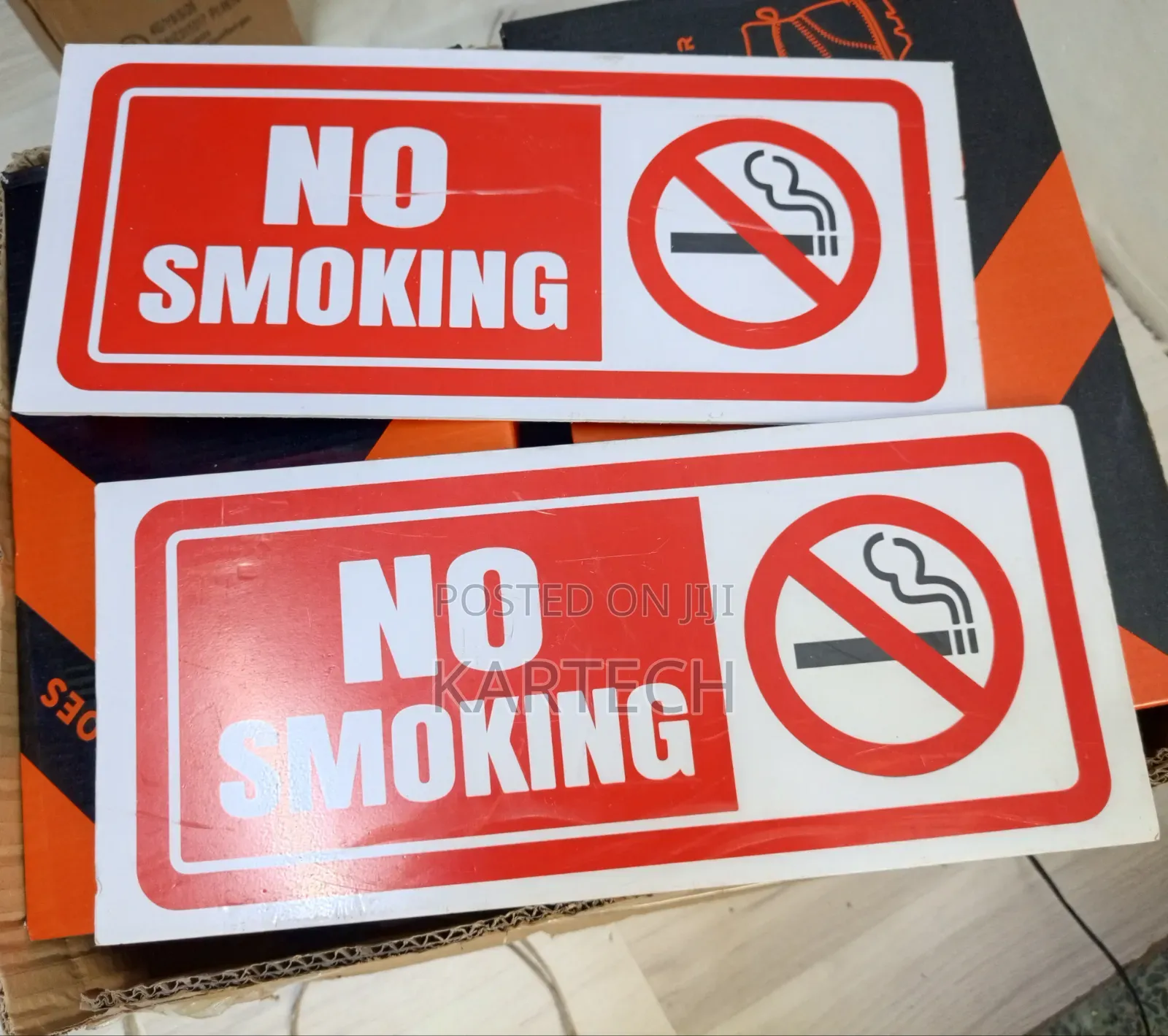 No Smoking Wall Sign – Fire Safety Notice