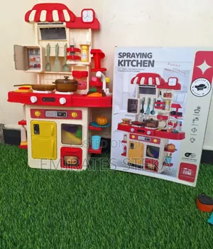48pcs Kitchen Playset for Boys and Girls, Kid Play Kitchen, Realistic