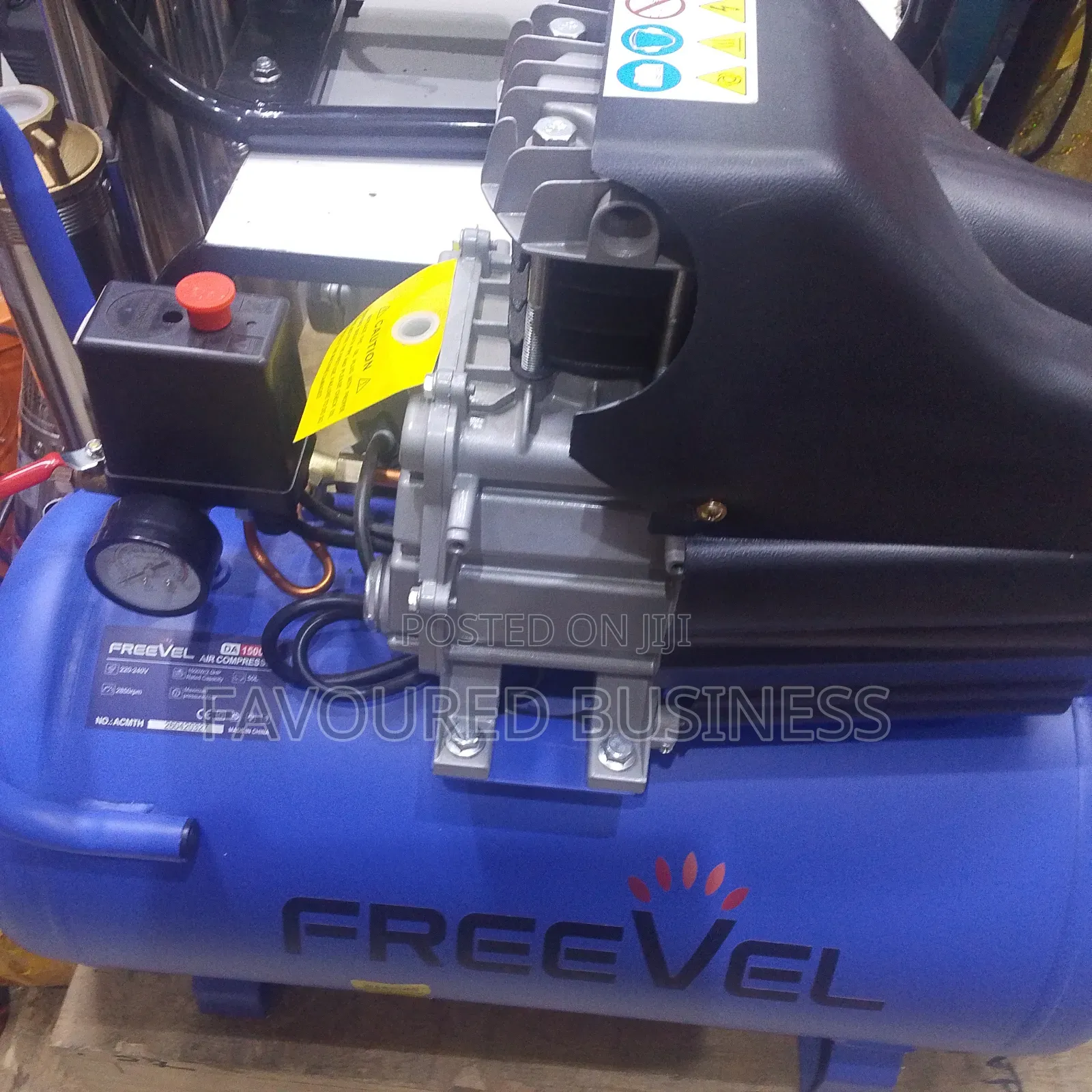 Top Quality Freevel Air Compressor 50l/ Brand New 200-240v Heavy Duty
