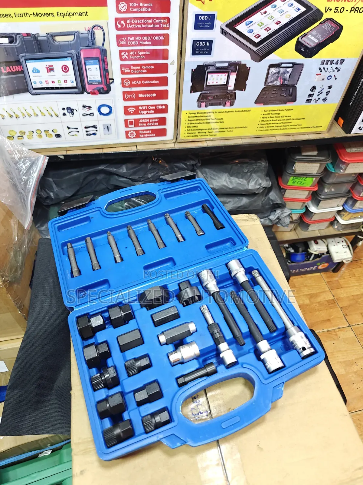 Vehicle Alternator Freewheel Pulley Remover Installer Tool Kit