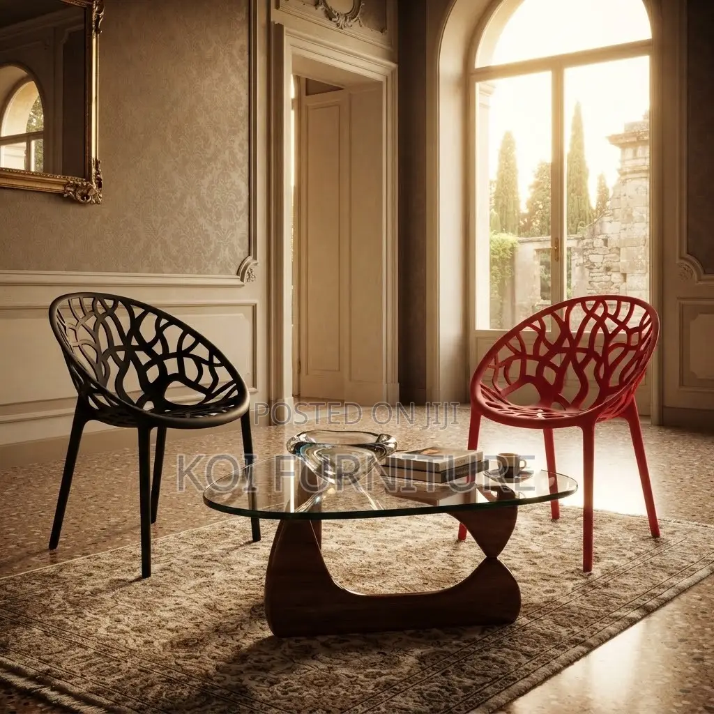 Home Chairs; Plastic Armless Stackable Dining Chair