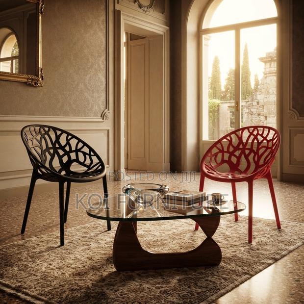 Home Chairs; Plastic Armless Stackable Dining Chair - thumbnail 6