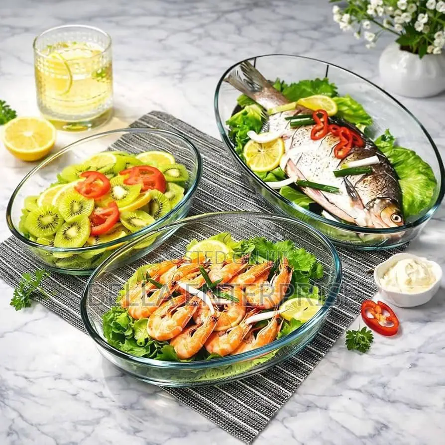 High Borosilicate Glass Baking dishGlass Food Storage Container