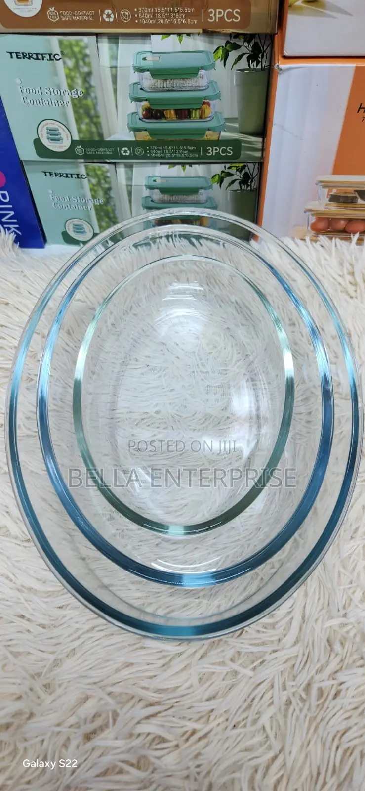 High Borosilicate Glass Baking dishGlass Food Storage Container