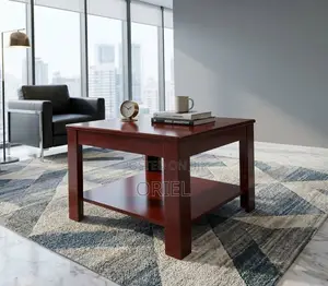 Coffee Table : Square Wooden Office Coffee Table