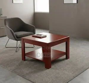 Coffee Table : Square Wooden Office Coffee Table