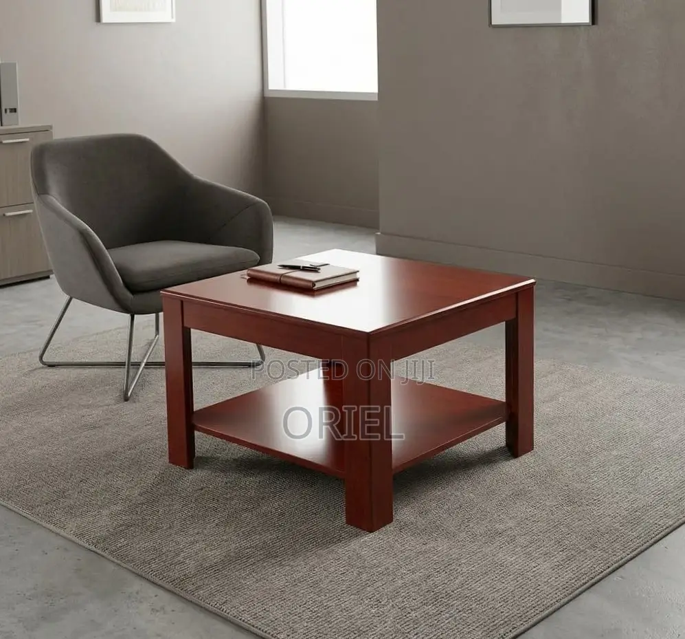 Coffee Table : Square Wooden Office Coffee Table