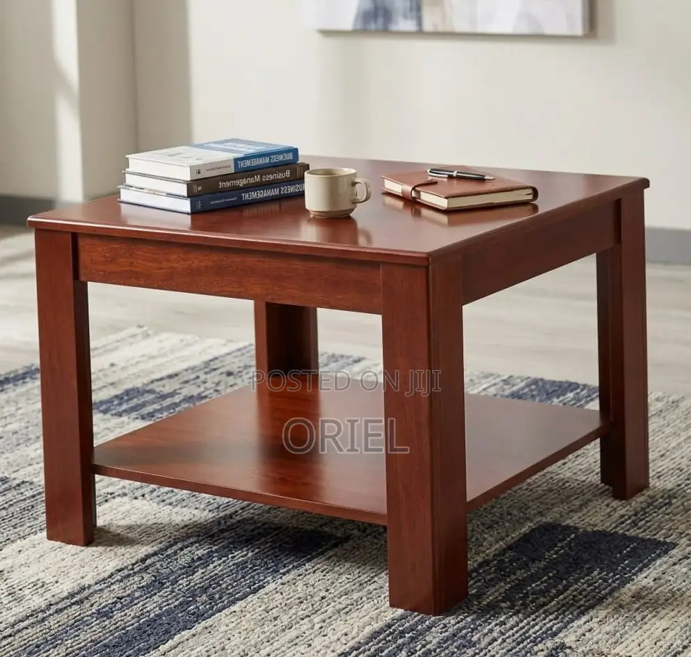 Coffee Table : Square Wooden Office Coffee Table