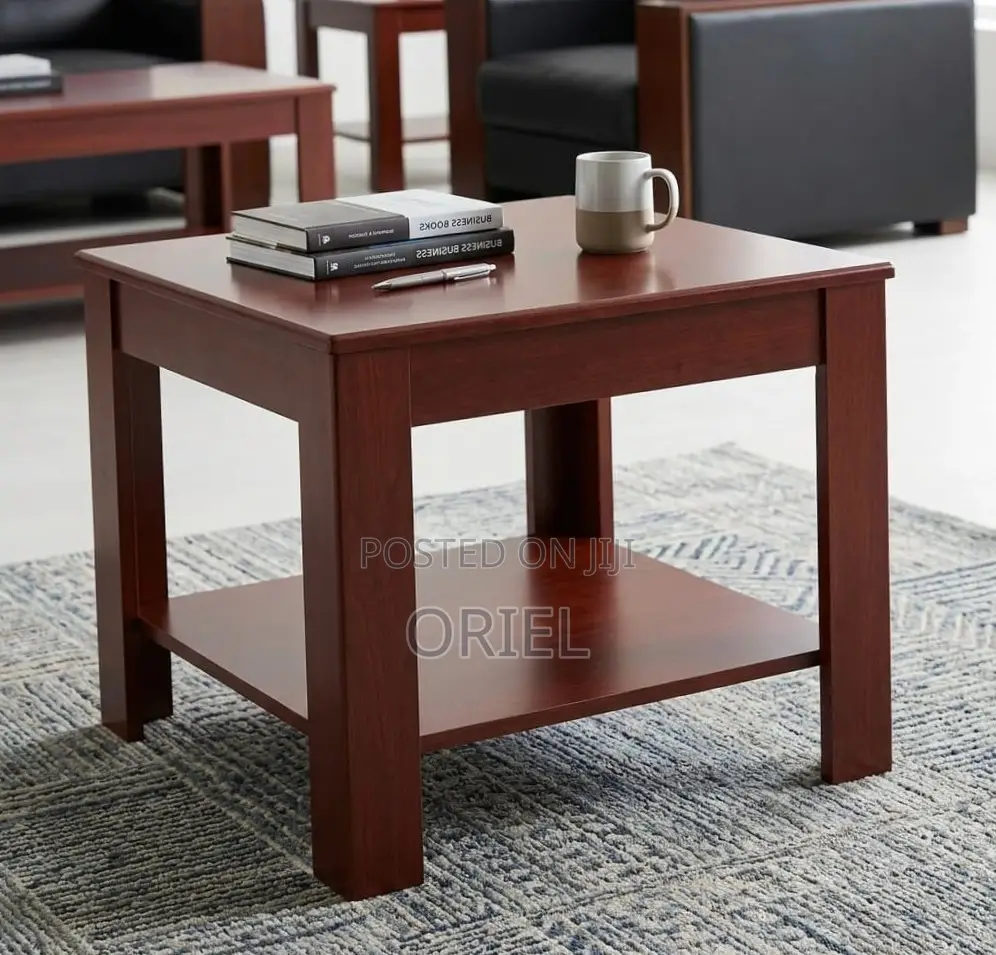 Coffee Table : Square Wooden Office Coffee Table