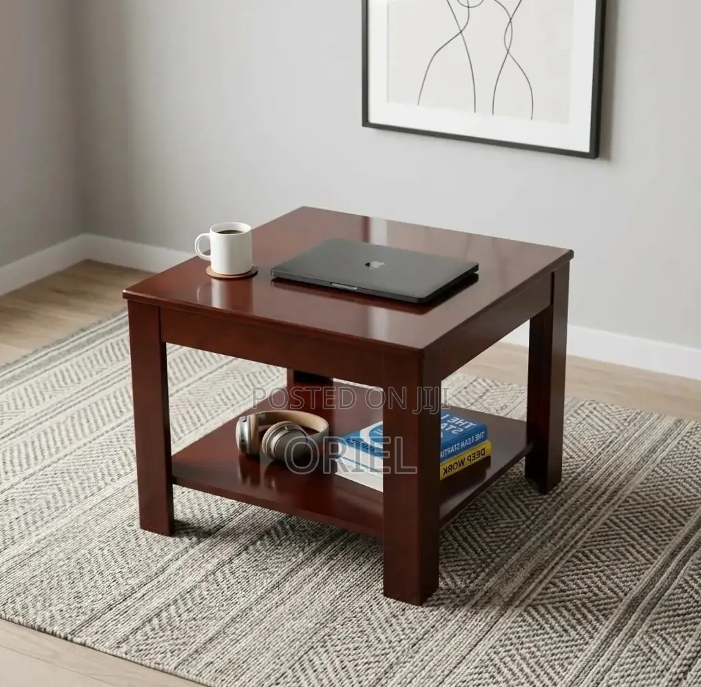 Coffee Table : Square Wooden Office Coffee Table
