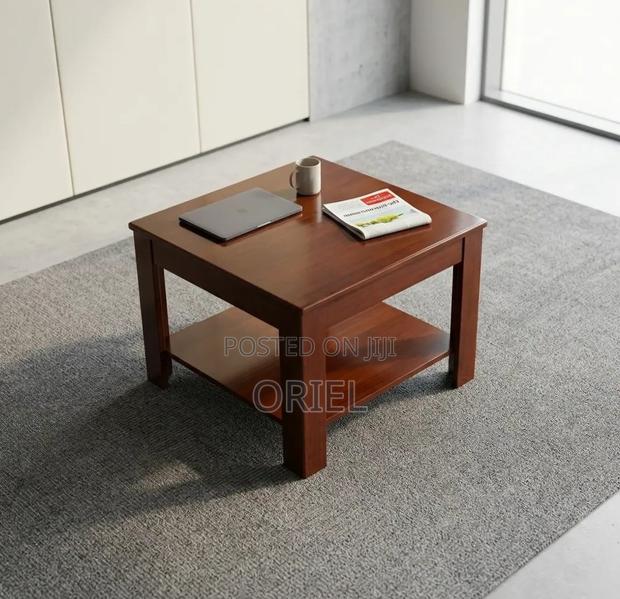 Coffee Table : Square Wooden Office Coffee Table - thumbnail 13