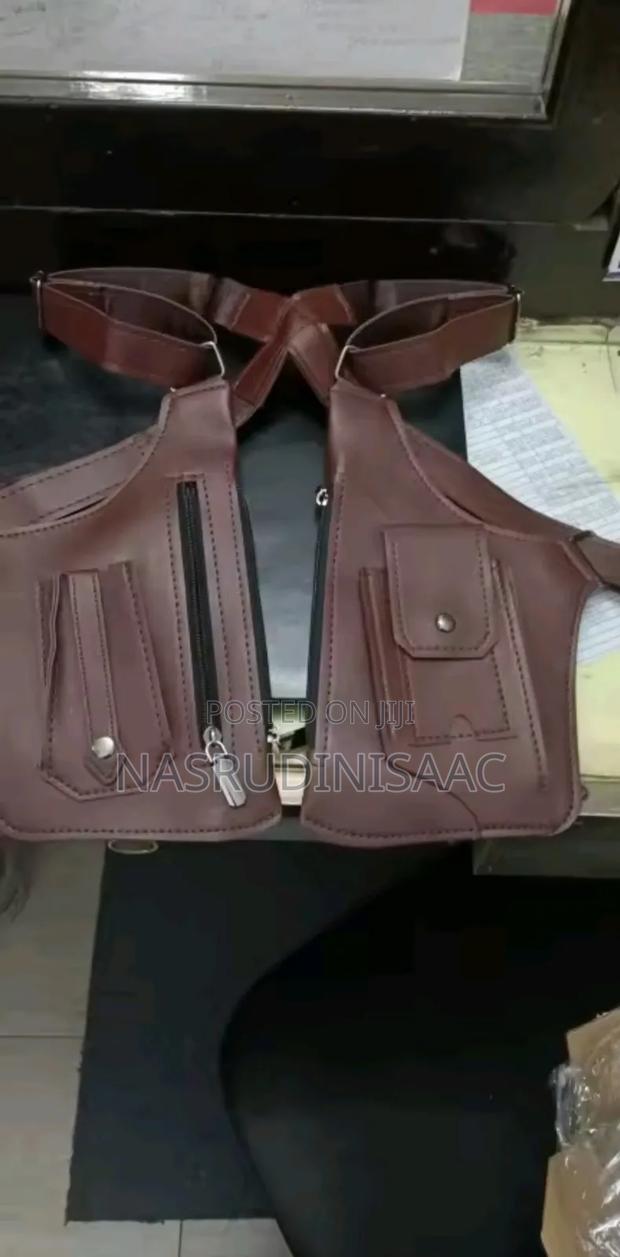 Leather Double Strap Bag - thumbnail 3