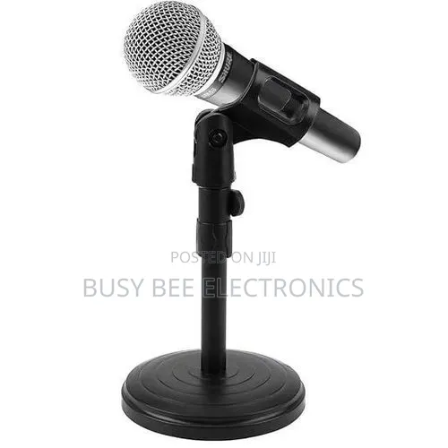 Tabletop Microphone Stand, Extendable 2 Step, Plastic