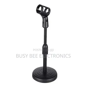Tabletop Microphone Stand, Extendable 2 Step, Plastic