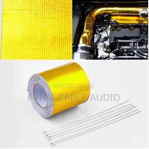 Intake Wrap 5m Long – Gold Reflective Heat Shielding Adhesive