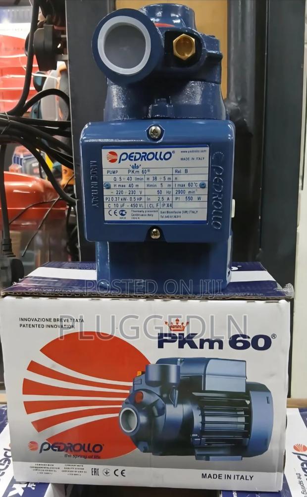 Pedrollo 0.5Hp Peripheral Impeller Water Pump