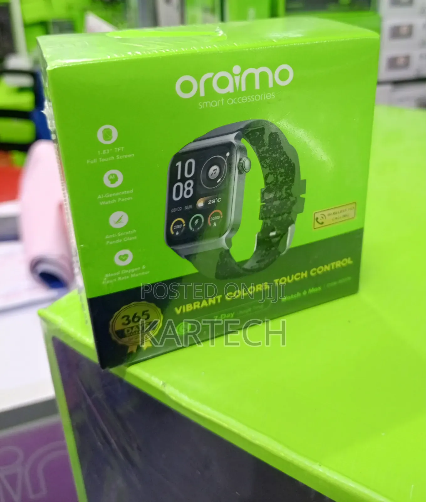 Oraimo Watch 6 Max OSW-8001N Smartwatch Making Calls and Receive Calls