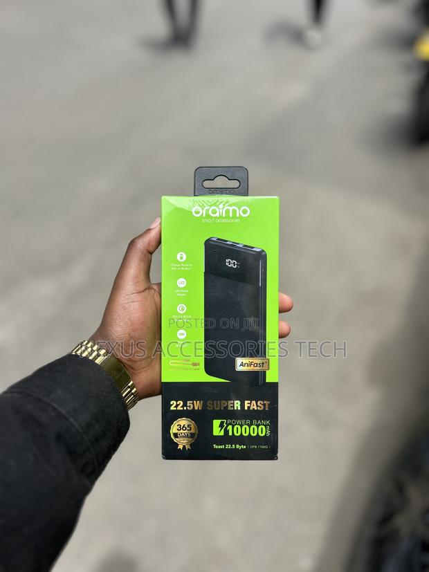 Oraimo Toast 22.5 Byte 10000mAh 22.5W Fast Charging Power Bank