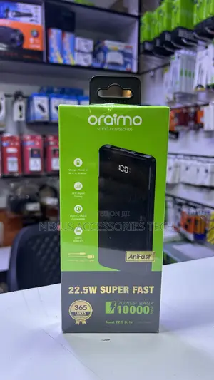 Oraimo Toast 22.5 Byte 10000mAh 22.5W Fast Charging Power Bank