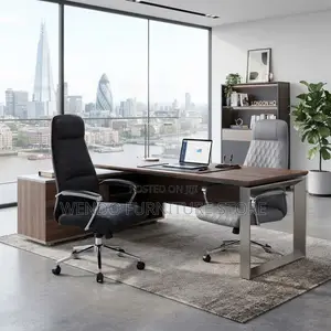 Office Chairs; Leather Executive Office Chair With High Support Back