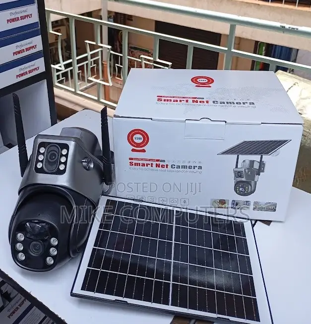 Waterproof V380-Dual Lens 4g Solar Camera