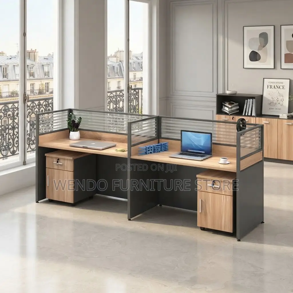Office Workstation; Two Persons Office Employees Office Workstation
