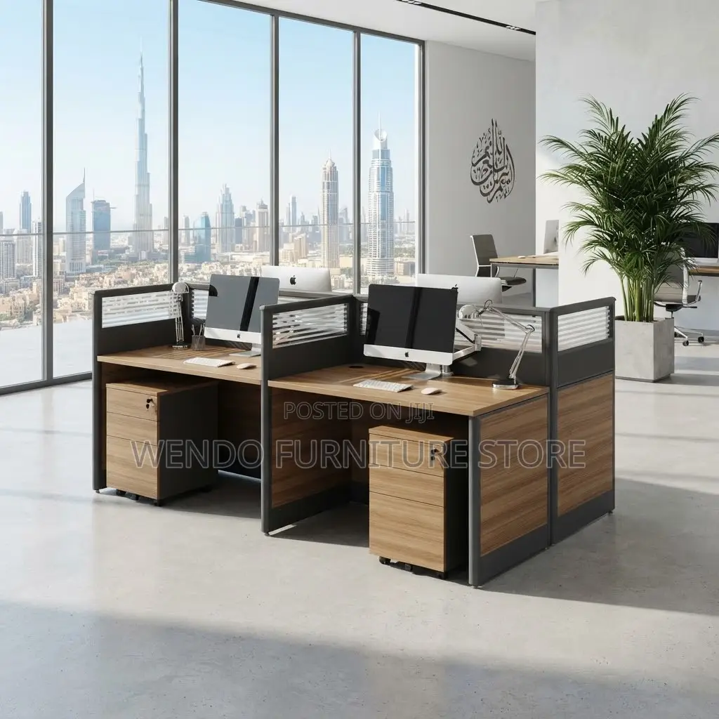 Office Workstation; Two Persons Office Employees Office Workstation