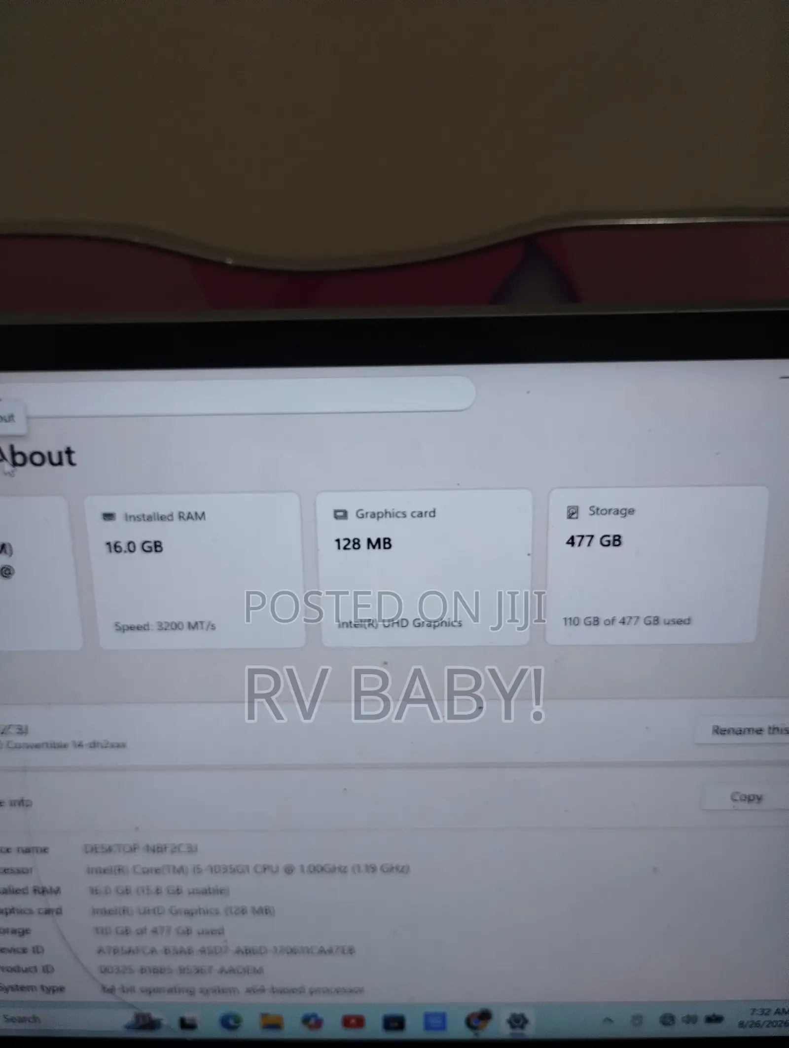 Laptop HP Chromebook X360 16GB Intel Core i5 SSD 500GB