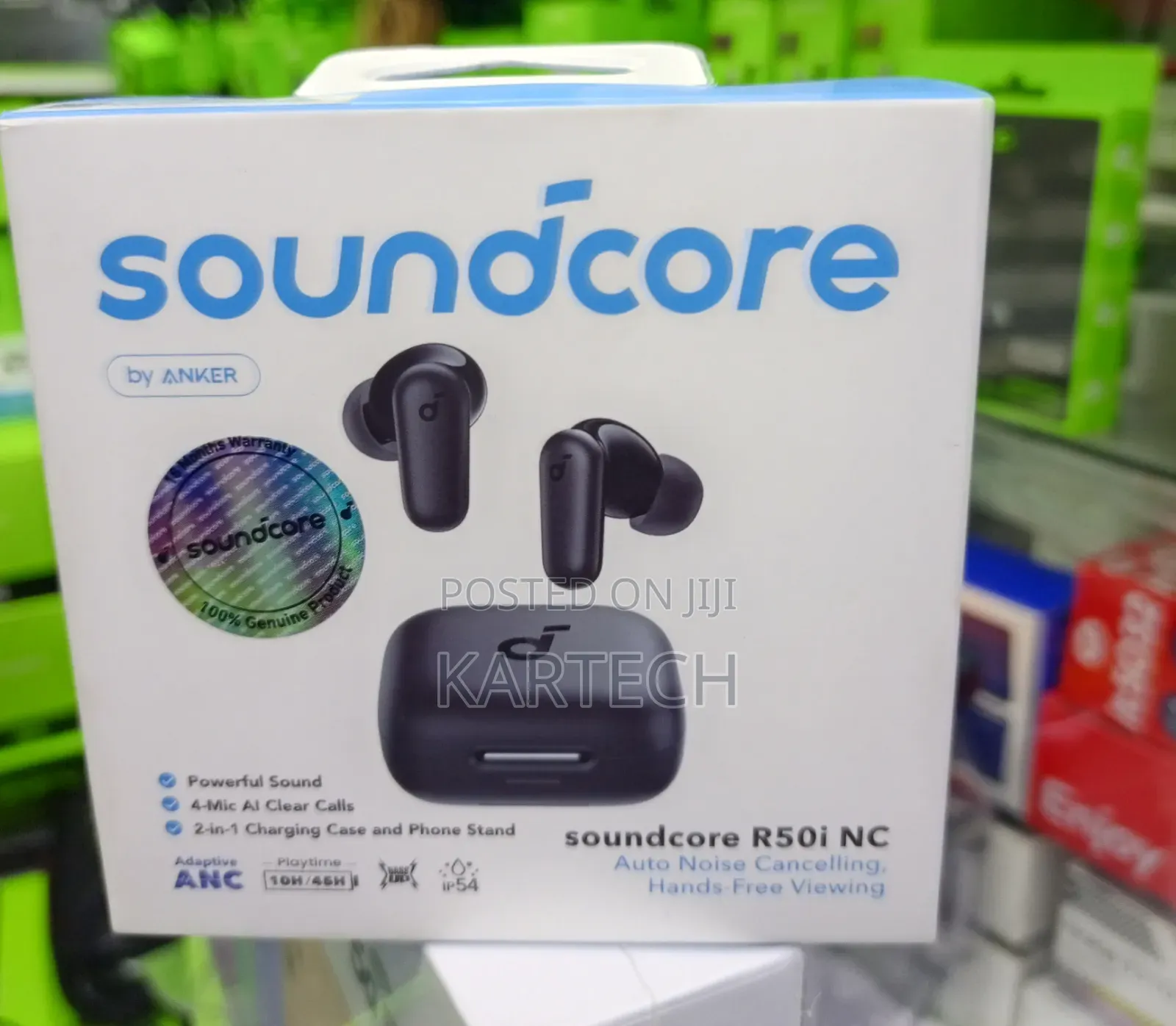 Soundcore R50i NC Bluetooth Earbuds With AI Clear Calls
