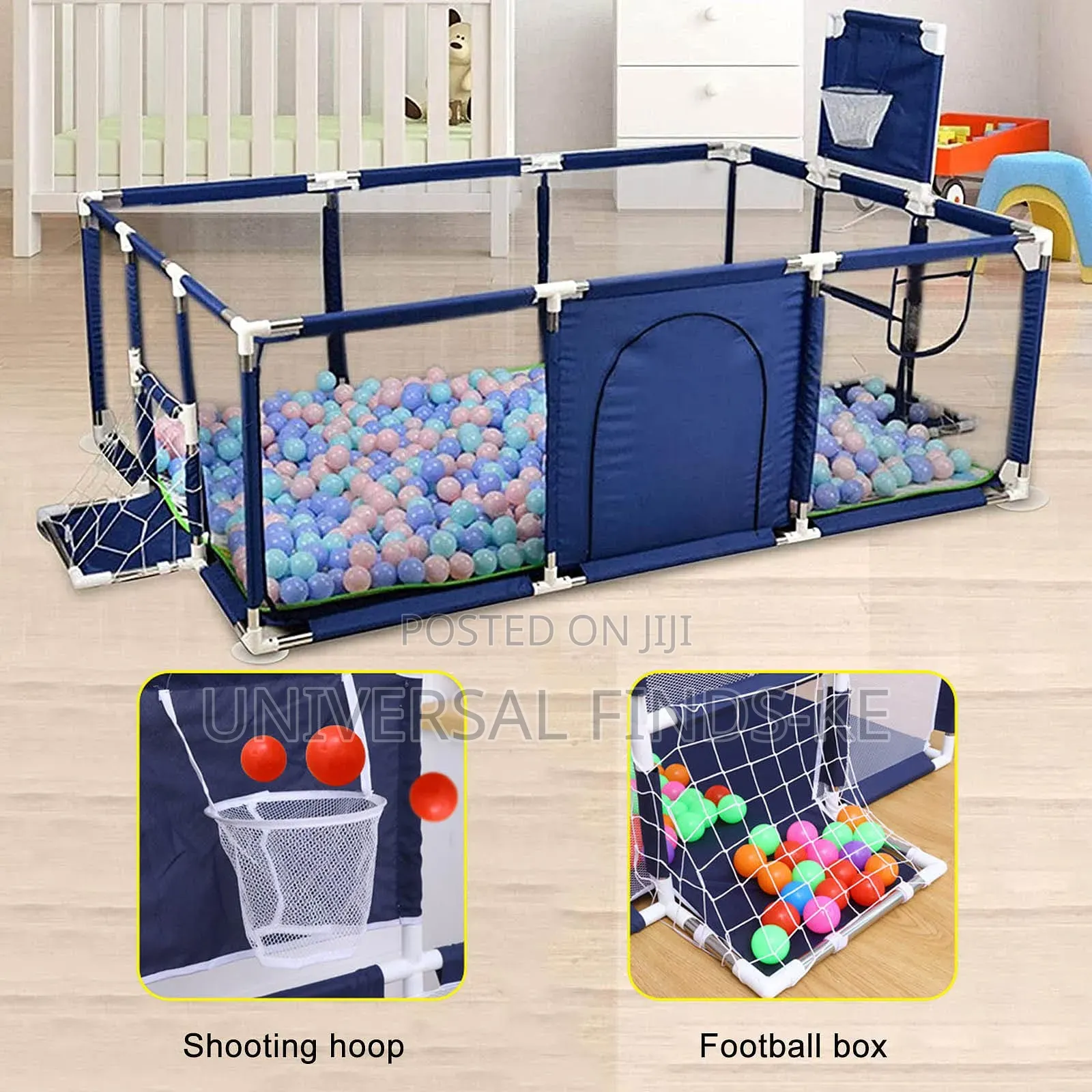 Baby Playpen Portable Safety Play Yard – Secure Indoor Activity Area