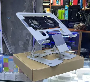 Heavy Duty Laptop Holder With a Phone Holder With Dual Fans