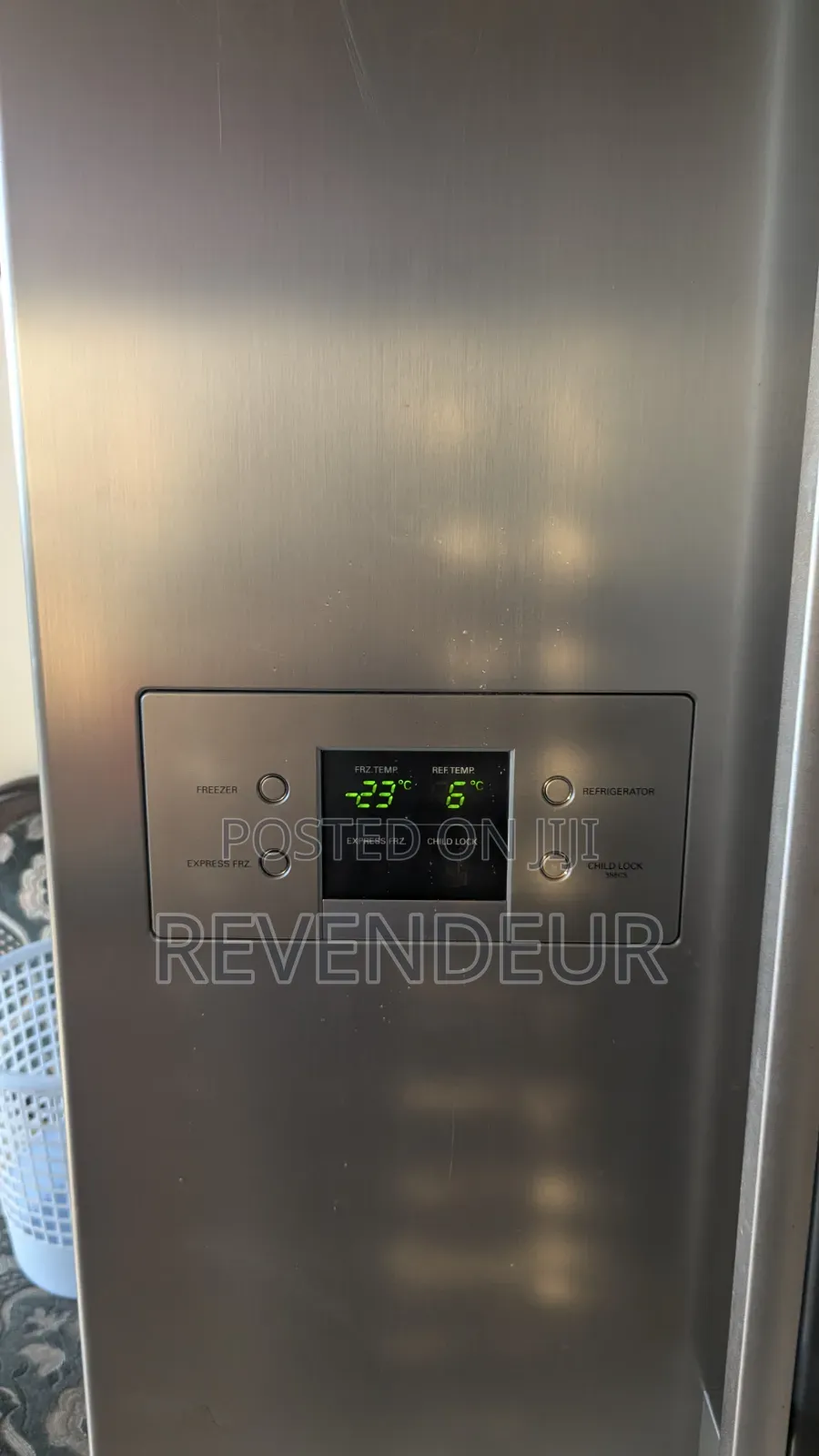 Double Door LG Fridge Quick Sale Over 500litres( 535), Used at Home