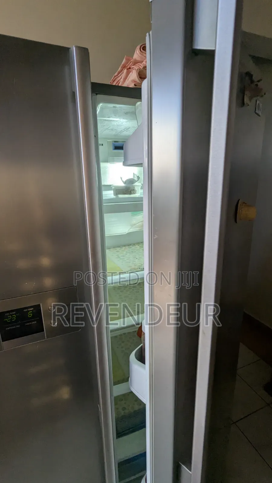 Double Door LG Fridge Quick Sale Over 500litres( 535), Used at Home